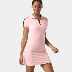 Halara Collared Half Zipped Polo Dress